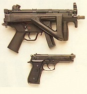 MP5K, sammenlignet med 92S